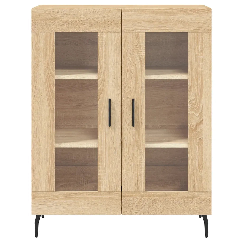 Credenza Rovere Sonoma 69,5x34x180 cm in Legno Multistrato 3189336