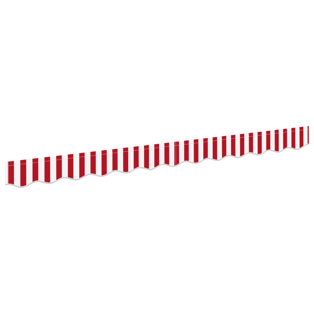 Tenda da sole per telaio da 2,5 m rossa e bianca 2,3x0,2 m