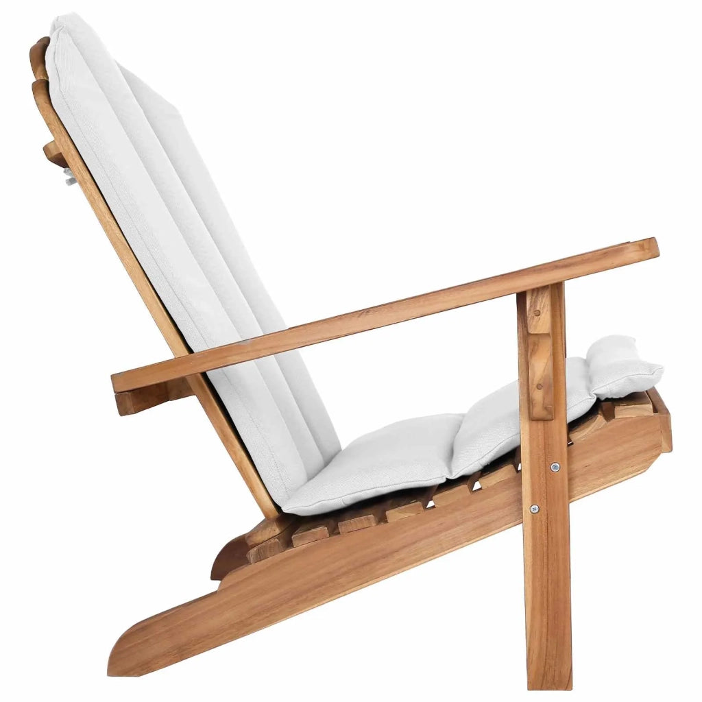 Sedia Adirondack da giardino Naturale Legno di teak solido 42041356