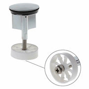 Trade Shop - Tappo Saltarello Per Piletta Lavabo Scarico Bidet Vasca 40 Mm Art. 69685 -