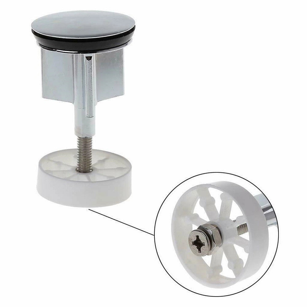 Trade Shop - Tappo Saltarello Per Piletta Lavabo Scarico Bidet Vasca 40 Mm Art. 69685 -