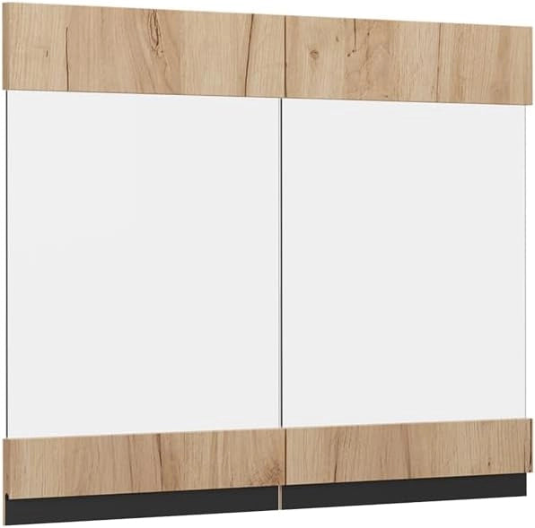 Frontale cucina R-Line, Quercia dorata, 79.2 x 59 cm frontale del mobile per pensile con vetro