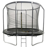 Trampolino ovale 305x214cm nero SYDNEY + rete e scaletta
