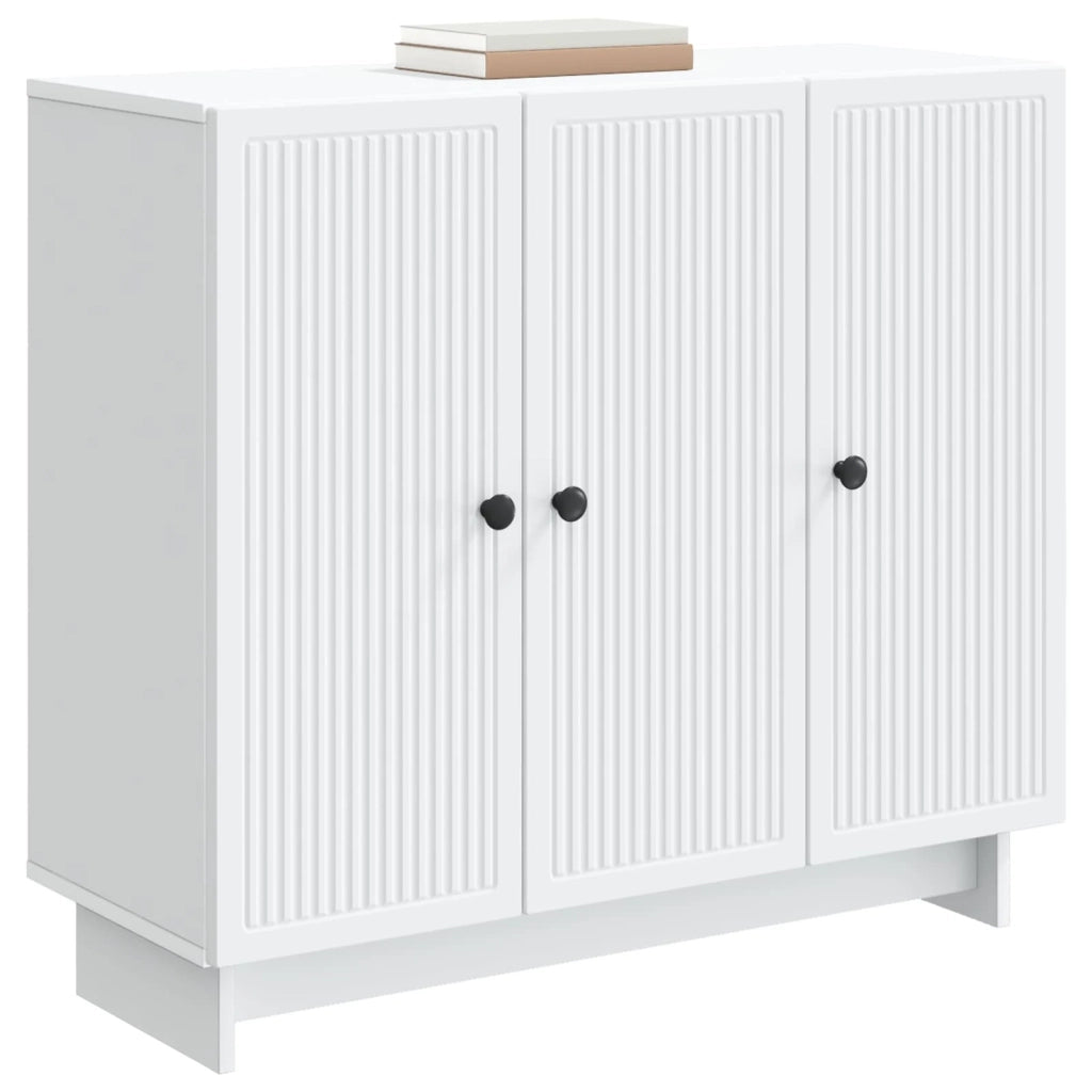 Credenza Bianco 89 x 34,5 x 80 cm Legno ingegnerizzato 893955