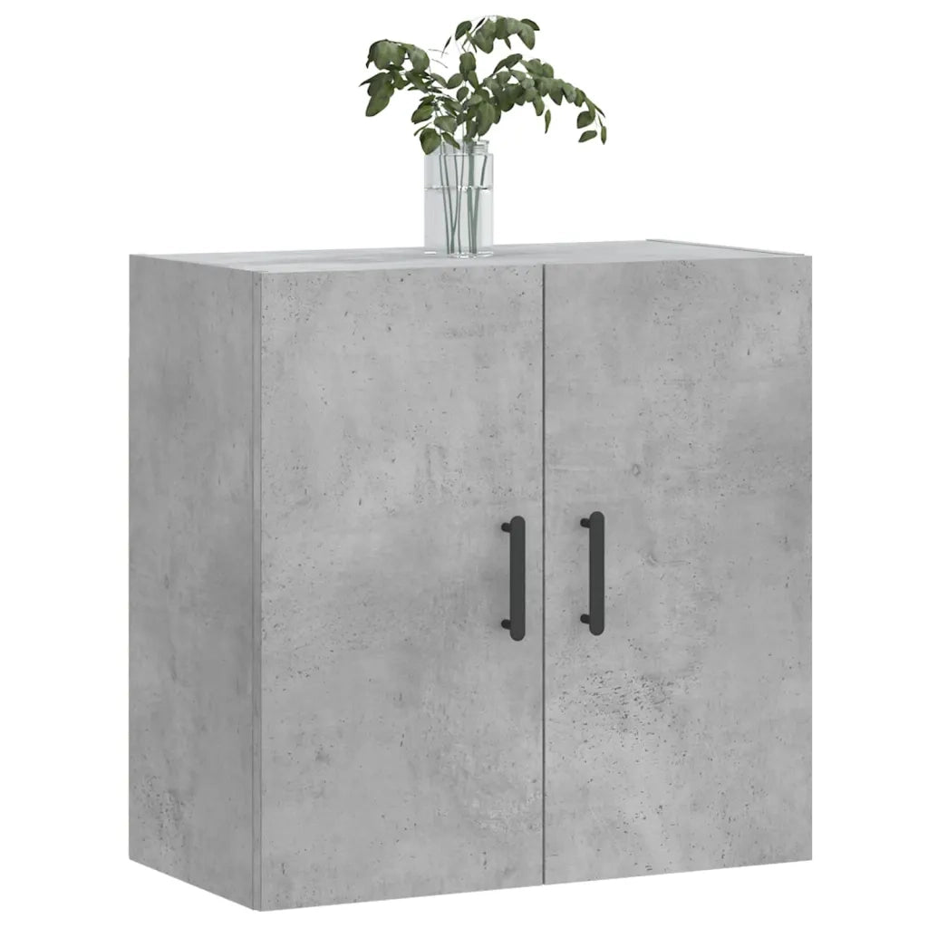 Armadietto a Muro | Mobile a Parete Grigio Cemento 60x31x60 cm in Legno Multistrato