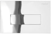 Placca Sottile Scarico Cassetta Incasso Sara 28 X 18 Cm Cromata - Pucciplast