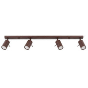Plafoniera RING 4L marrone