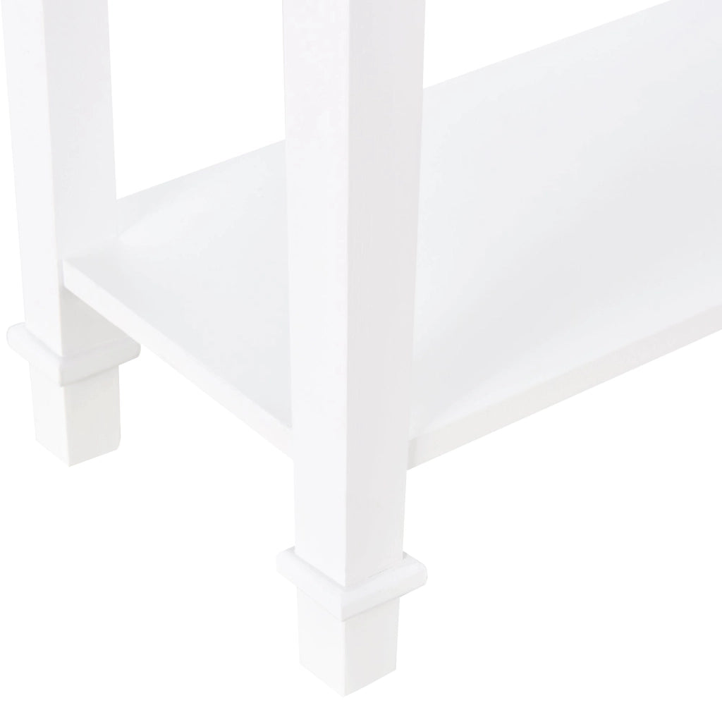 Tavolo Consolle per Ingresso 75,6x27,5x80,5 cm  Bianco