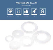 Pakking Isolanti Nylon Soft in Nylon per M3-M5 M3.5 * 11 * 1mm 100pz - Isolanti per Viti