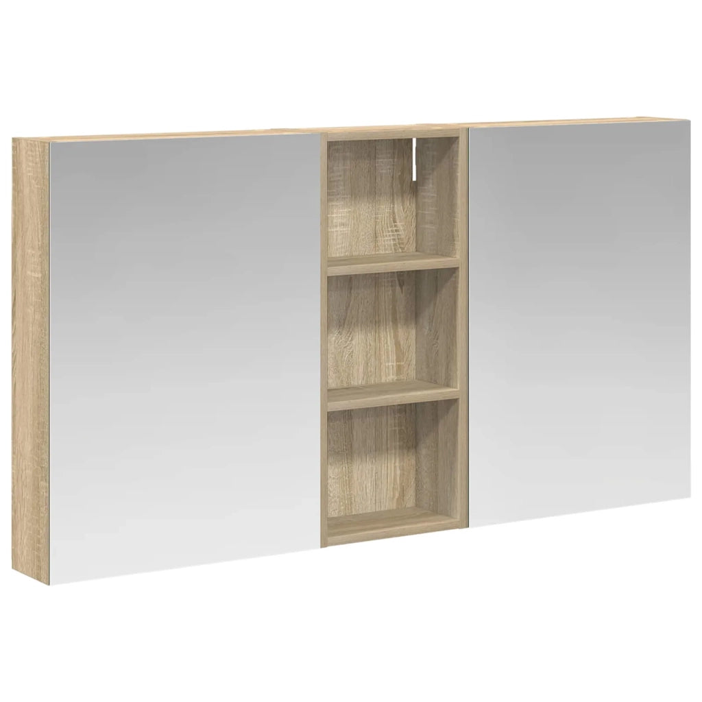 Set di Armadi da Bagno con lo scaffale 3 pcs 130 x 14,5 x 70 cm 3403762