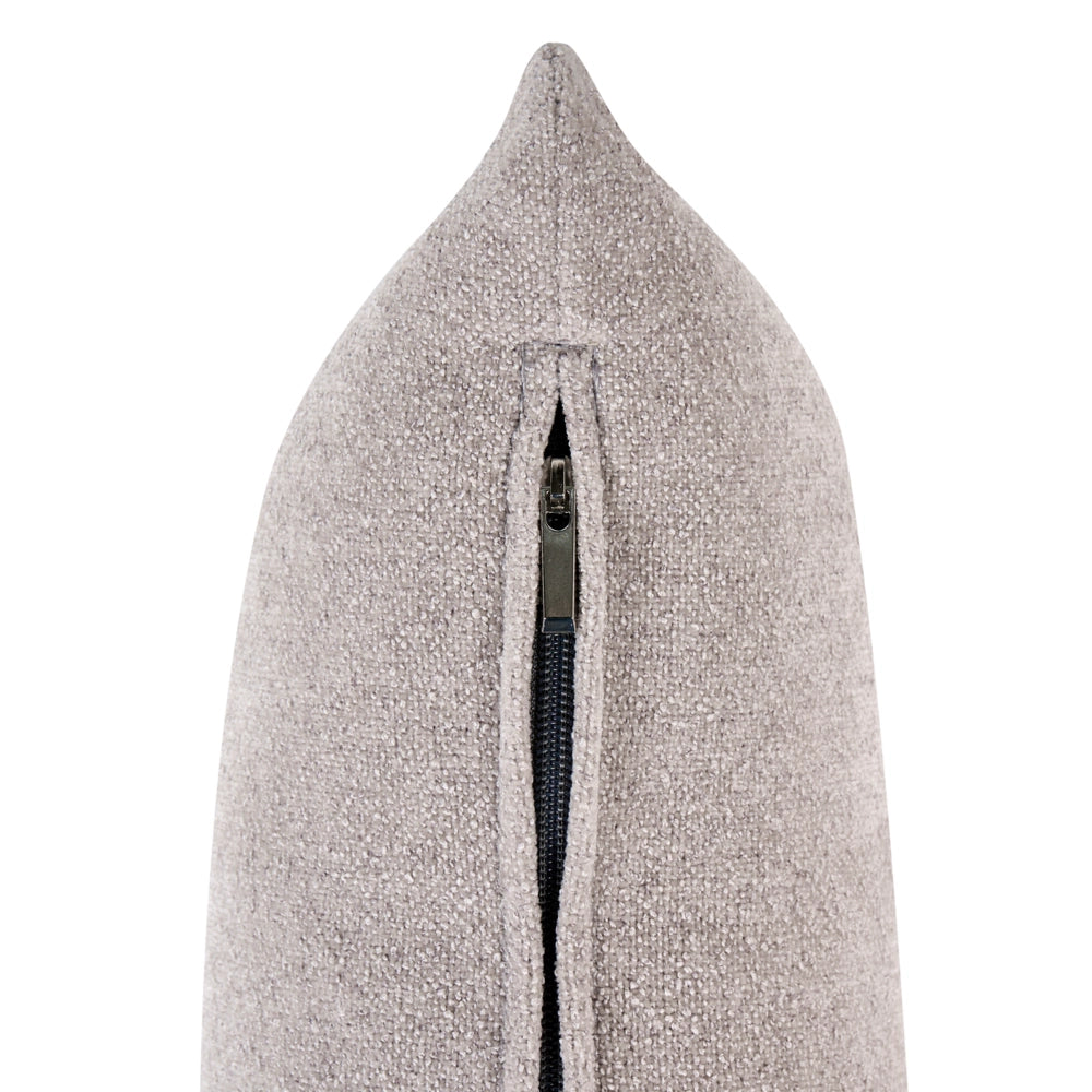 Divano a 2 posti Rivestimento in tessuto beige scuro Tessitura morbida Gambe cilindriche Stile organico