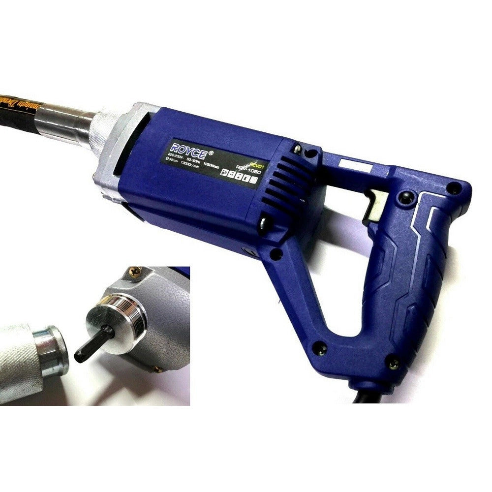 Trade Shop - Vibratore Elettrico Portatile Per Calcestruzzo Monofase 1050w 35mm Rcv-1050 -