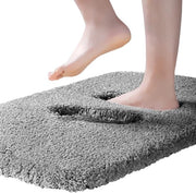 Mattezza estremamente spessa per bagno Mat Mat Antiscivellamento Mat Mat Assorbente Super soffice Mat Mat Microfibre Mat Mat Lavabile a macchina 50 x 80 cm, Grigio scuro