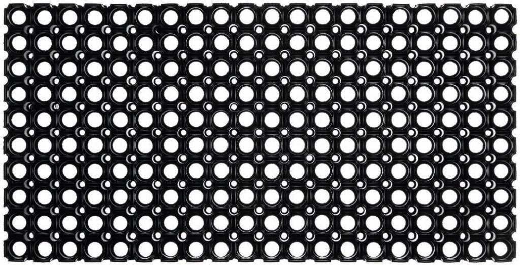 Tappeto Zerbino in Gomma Naturale Componibile Atlas 40 x 80 cm