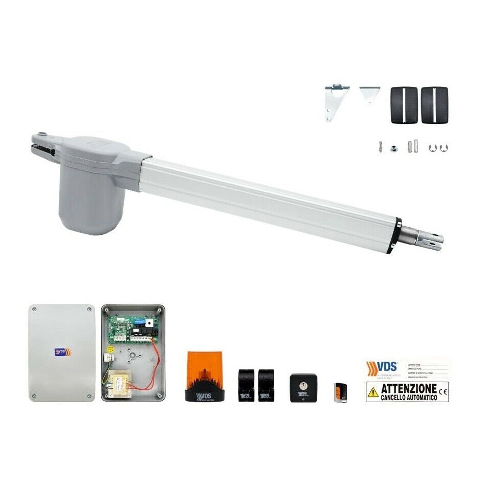 KIT 1 ANTA PER CANCELLI A BATTENTE FINO A 2,5 MT VDS KIT EGO 400 24V 11024/1