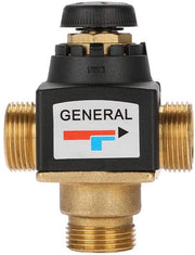 Valvola di miscela termoregolata 3 vie - DN20 - in rame - pressione di lavoro 1,6 MPa - intervallo di temperatura 40-90°C - dimensioni 10 x 7 cm - valvola di miscela termoregolata