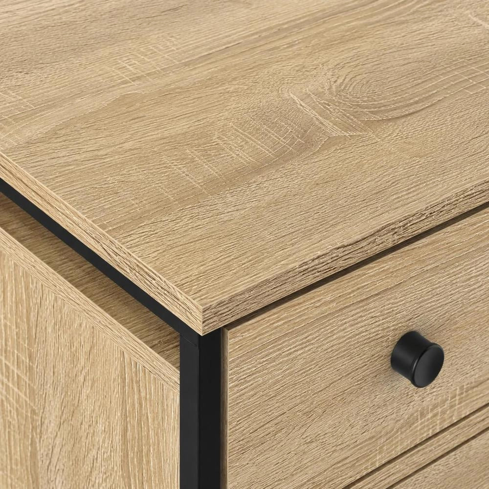 Bedside Tables 2 Pcs. Sonoma Oak 44x45x60 Cm Wood Material