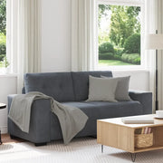 Divano Divanetto Grigio Scuro 180x77x82 cm in Velluto 4105123