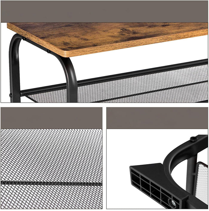 Scarpiera industriale VALORA con seduta per corridoio, marrone rustico, LMR32A