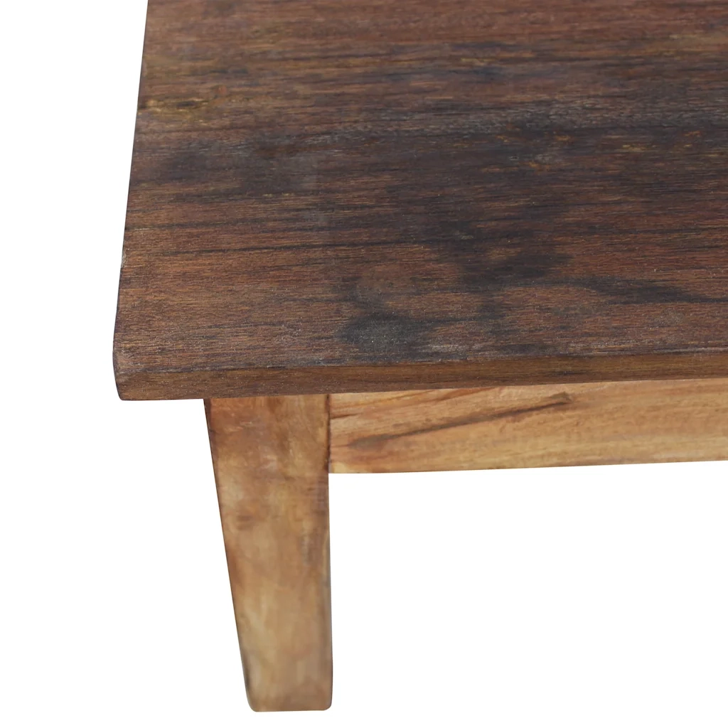 Tavolino da Salotto in Legno Massello di Mogano 96x73x45 cm 244493