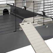Casa per coniglio grande e spaziosa completo di accessori 140 x 71 xh 51 cm