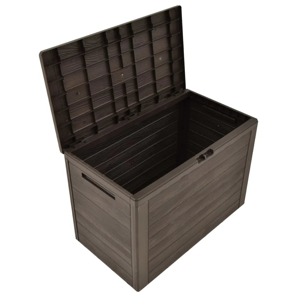 Contenitore/box da giardino 78 x 44 x 55 cm marrone 02_0013100