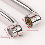 Valvola da cucina ROTOLANTE 18 cm - Armatore rettilineo per cucina e bagno
