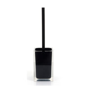 Set completo accessori 4 pezzi d'appoggio in resina RA99 Gedy serie RAINBOW Nero