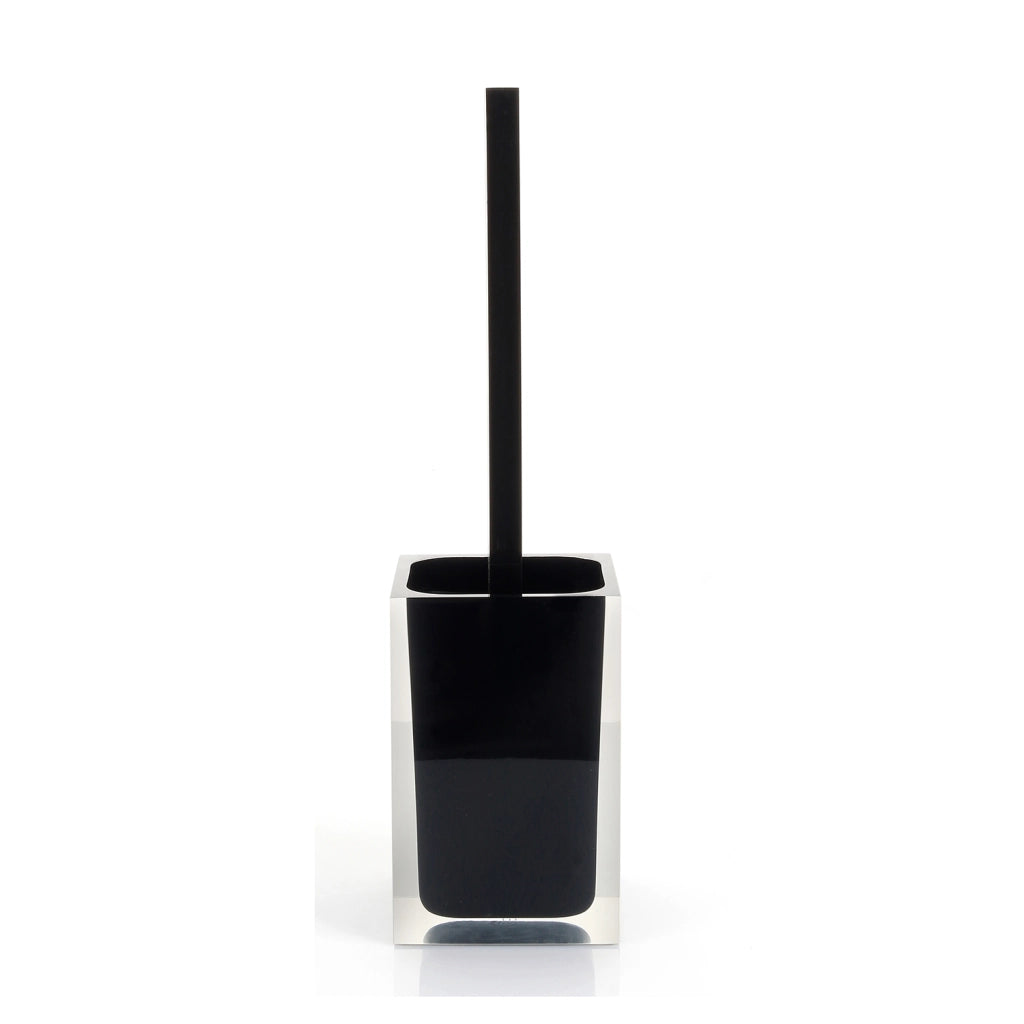 Set completo accessori 4 pezzi d'appoggio in resina RA99 Gedy serie RAINBOW Nero