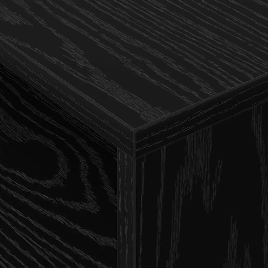Tavolino Rovere Nero 40,5 x 40 x 45 cm Legno multistrato