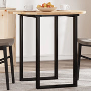 Piano Tavolo Rotondo Ã˜80x2 cm in Legno Massello di Acacia