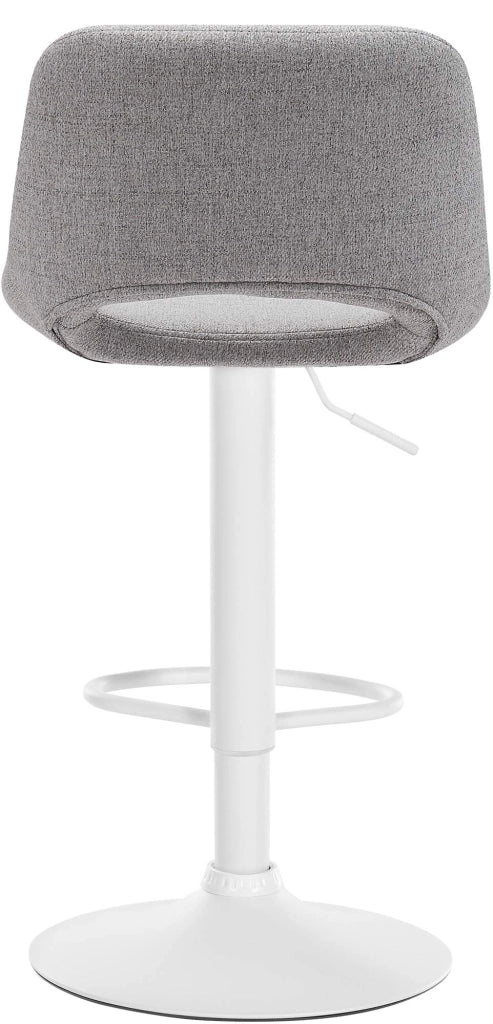Barhocker Camden Stoff weiЯ