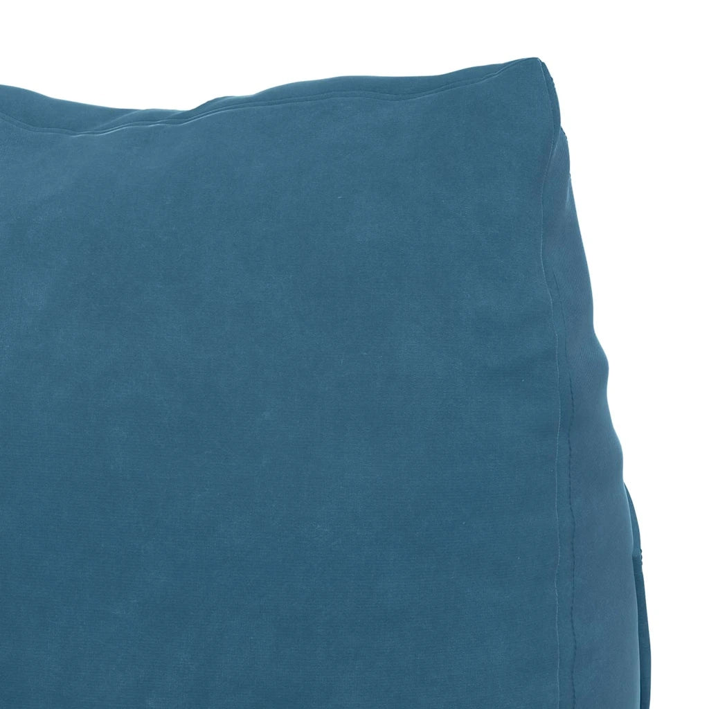 Cuscino per Schiena | Cuscino dorsale Blu 45 x 20 x 35 cm Tessuto in Cords