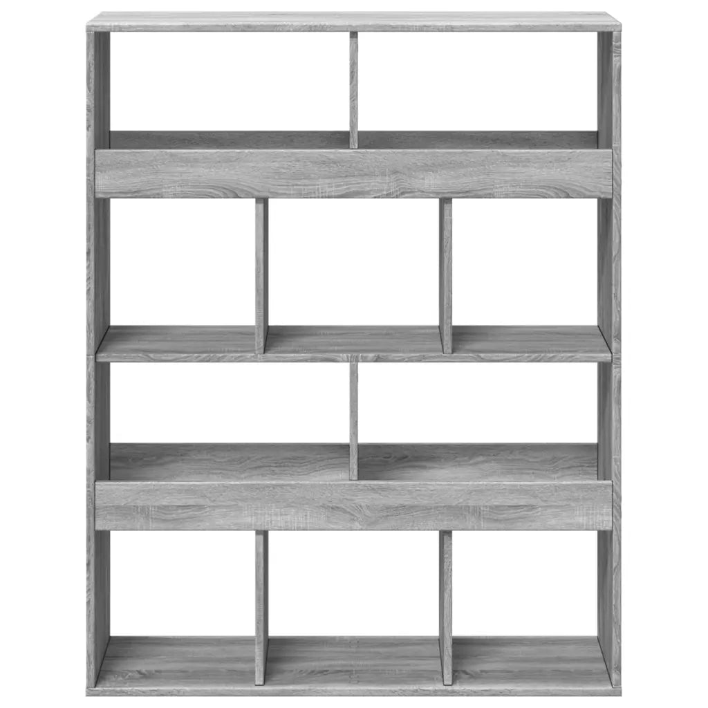 Libreria Grigio Sonoma 100x33x125,5 cm in Legno Multistrato 3309362