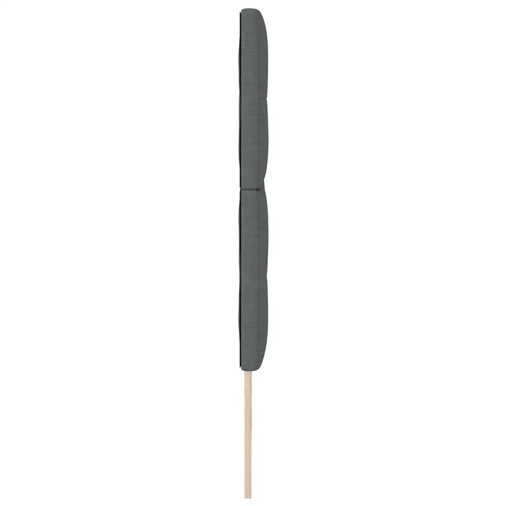 Testiera LED con testiera Grigio scuro 200 cm Poliestere 3338463