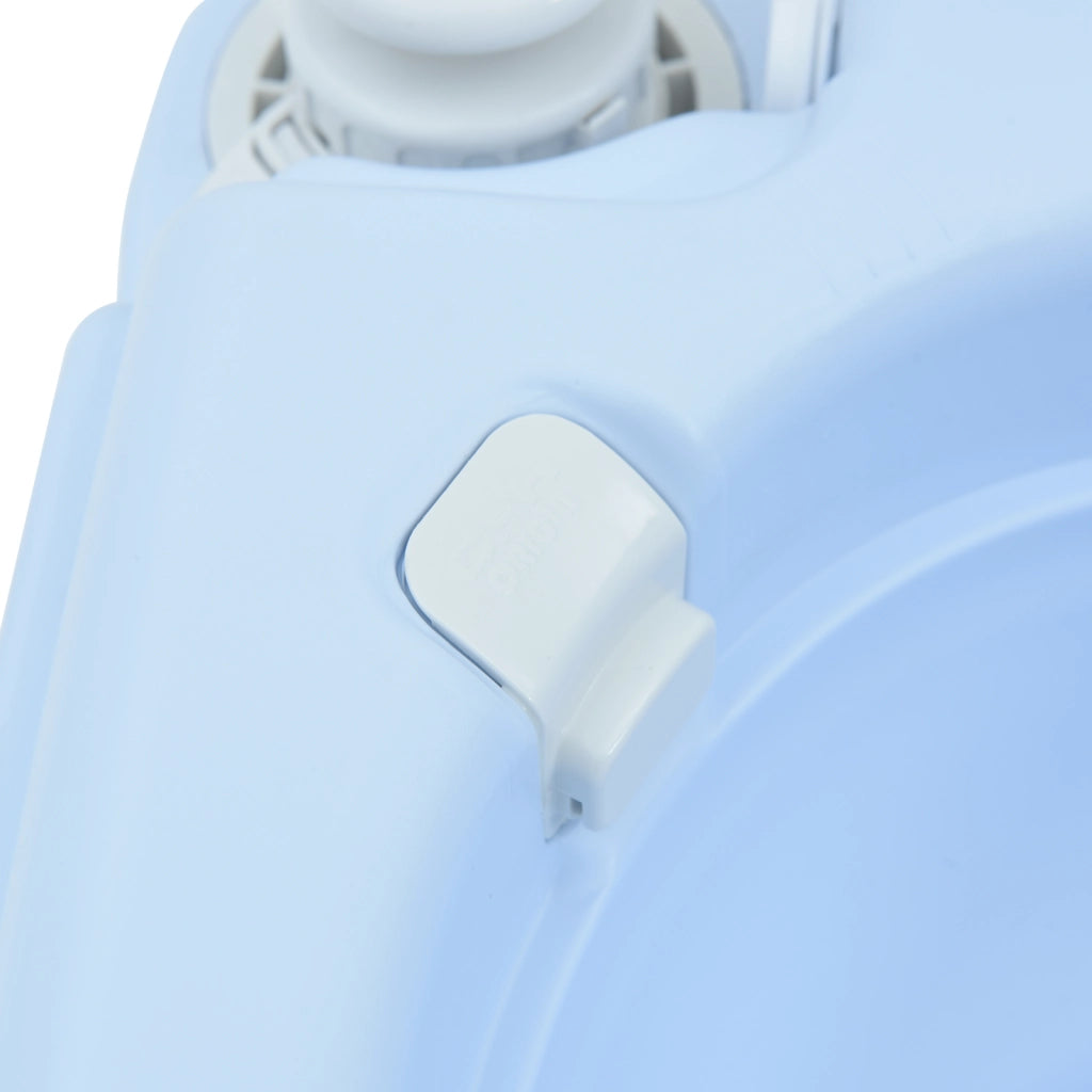 Toilette da Campeggio corpo blu chiaro + coperchio bianco NA NA NA