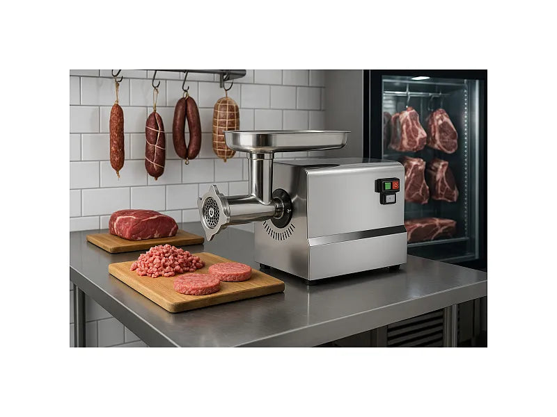Tritacarne Reber N. 22 Elettrico 600W | Professionale INOX per Macelleria