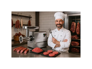 Tritacarne Reber N. 12 Elettrico 600W INOX | Macinazione Pro per Casa