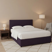 Altrincham, Letto Piazza e Mezza Sfoderabile Made in Italy, Viola