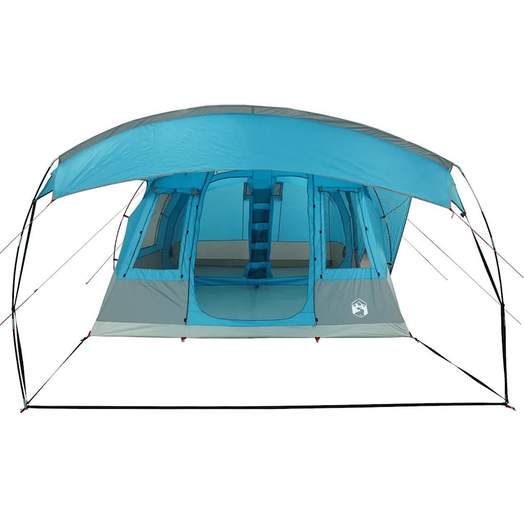 Tenda da Campeggio a Tunnel per 5 Persone Blu Impermeabile 4009426