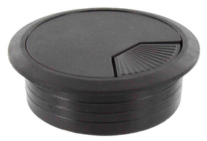 bocchetta passacavi d 60 mm plastica nero cod:ferx.31933