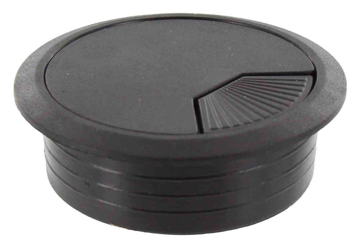 bocchetta passacavi d 60 mm plastica nero cod:ferx.31933