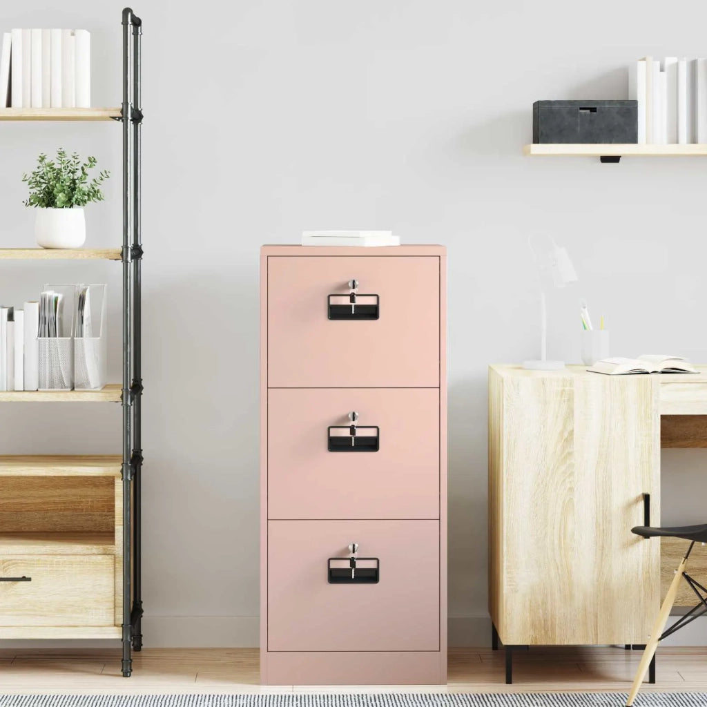 Armadio per File con cassetto Rosa 45,5 x 42 x 106,5 cm CFW4118319