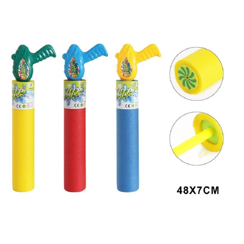 Trade Shop - Pistola Ad Acqua 48x7cm Tubo Schiuma Manico Pvc Estate Giocattoli Bambini 605476 -