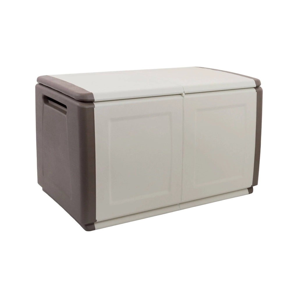 Andra, Baule Resistente ai Raggi uv Impermeabile Made in Italy, 53x96x57h cm Beige