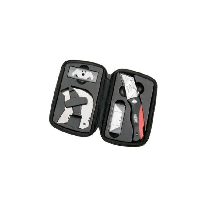 BESSEY DBKPH-SET Taglierino Nero, Rosso Coltello a lama fissa