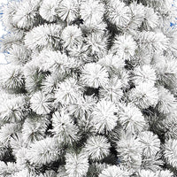 Albero Di Natale Innevato Des Alpes 240cm 740 Rami Super Folto Effetto Neve