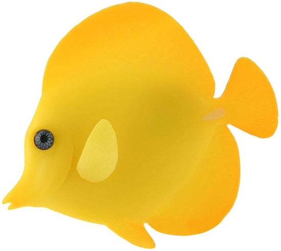 Decorazione per Acquario Luminosa in Silicone con Pesci in Plastica