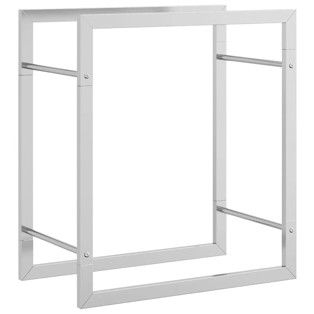 Portalegna 50x28x56 cm in Acciaio Inossidabile CFW7142166