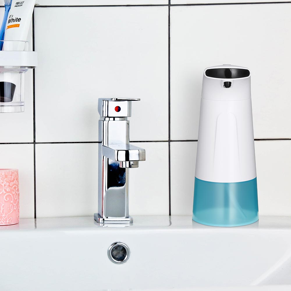 Dispenser Sapone Automatico 270ml Erogatore Gel Sapone Mani Sensore a Infrarossi